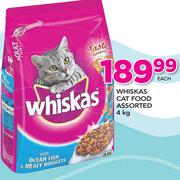 Whiskas Cat Food-4kg Each