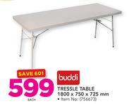 Buddi Tressle Table-1800 x 750 x 725mm Each