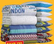 Casa King Polycotton Assorted Comforters Includes Two Matching Pillowcases-Per Set