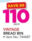 Vintage Bread Bin-Each