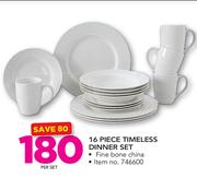 16 Piece Timeless Dinner Set-Per Set