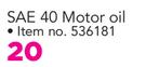 Castrol SAE 40 Motor Oil