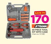 Stramm 60 Piece Tool Kit With Case