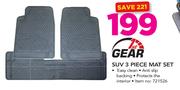 1st Gear Suv 3 Piece Mat Set