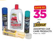 0Shield Assorted Car care Products-Each