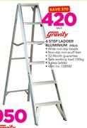 Gravity 6 Step Ladder Aluminium HSL6 