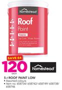 Homestead 5Ltr Roof Paint Low-Each