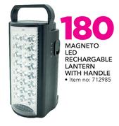 Magneto LED Rechargeable Lantern With Handle