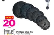 Everlast Barbell Disc-15Kg