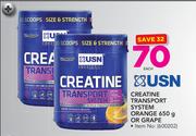 USN Creatine Transport System Orange-650g Or Grape-Each