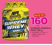 NPL Supreme Anabolic Whey-908g Each