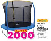 Bounceking Skyzone 10 Foot Combo Trampoline