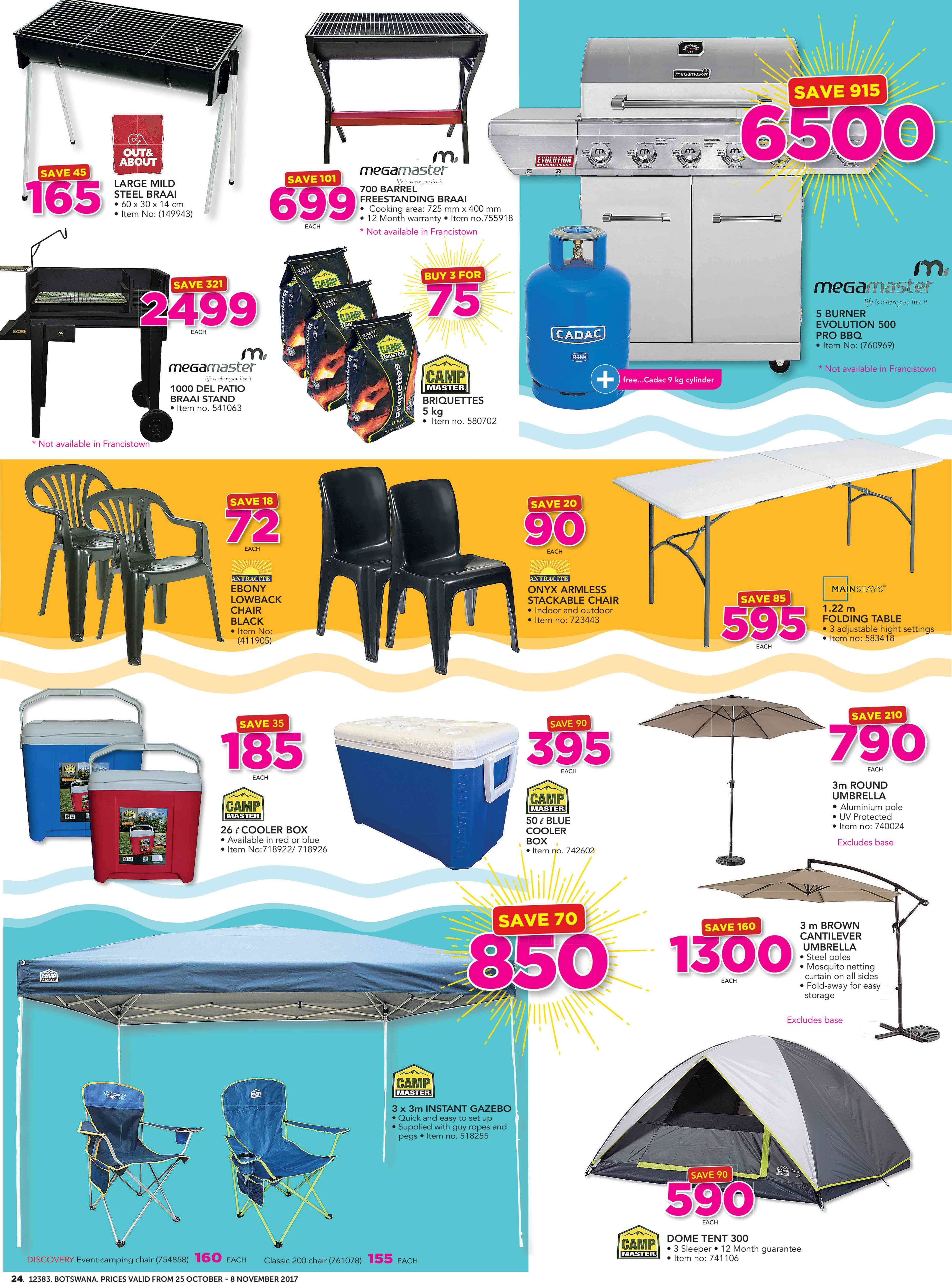 Special Megamaster 1000 DEL Patio Braai Stand — www.guzzle.co.za