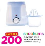 Snookums Electric Btle Warmer NW1091