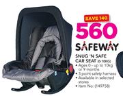 Safeway Snug N safe Car Seat 0-10KG