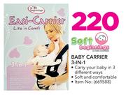 Soft Beginnings Baby Carrier 3 In 1