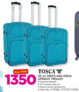 Tosca 50Cm Space Age Aqua Upright Trolley