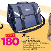 Blue Juice Navy Backpack