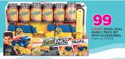 X-Shot Excel Dual Guns 2 Pack Set With Accessories