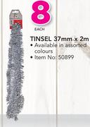 Santa's Trading Tinsel 37mm x2m