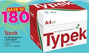 Typek A4 Paper Box 5x500 Sheets