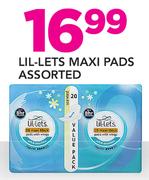 Lil-Lets Maxi Pads Assorted
