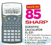 Sharp Scintific Calculator EL-531