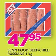 Senn Foods Beef/Chilli Russian-1kg