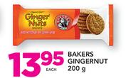 Bakers Gingernut-200g Each