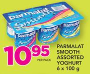 Parmalat Smooth Yoghurt-6x100g Per Pack