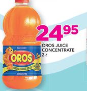 Oros Juice Concentrate-2Ltr