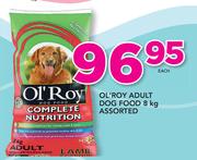 Ol'Roy Adult Dog Food Assorted-8Kg Each