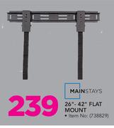 Mainstays 26"-42" Flat Mount