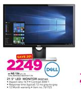 Dell 21.5" LED Monitor SE2216H