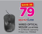 Ultra Link Wired Optical Mouse UL-M790B