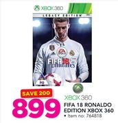 Xbox 360 FIFA 18 Ronaldo Edition 