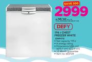 Deffy 196Ltr Chest Freezer White(DMF470)