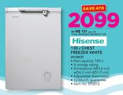 Hisense 130Ltr Chest Freezer White(H130CF)
