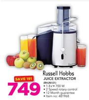 Russell hobbs hot sale juice extractor