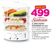 Sunbeam 3 Tier Food Steamer SFS-300