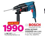 Bosch 650W Rotary Hammer(GBH 2020D)