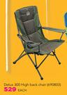 Camp Master Delux 300 High Back chair-Each