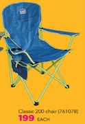 Camp Master Classic 200 Chair-Each