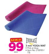 Everlast 3mm Yoga Mat-Each