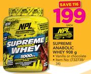 NPL Supreme Anabolic Whey-908g
