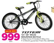 Totem 16"/20" Mojo Mountain Bicycle-Each