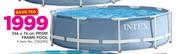 Intex 366 x 76cm Prism Frame Pool