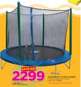 Bounce King Trampoline 10 Foot Combo