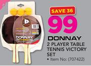 Donnay 2 Player Table Tennis Victory Set