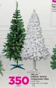 Santa's Trading 180cm Green/White Canadian Tree-Each